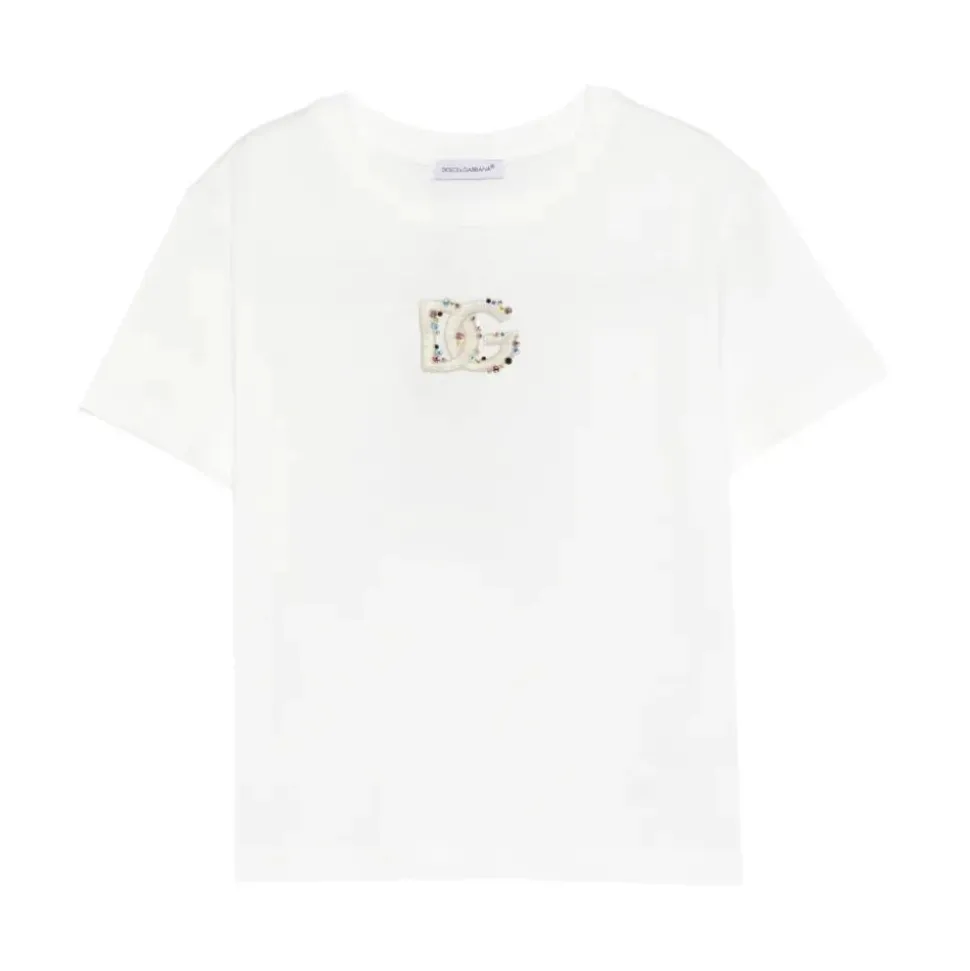T-shirt z aplikacją logo