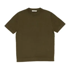 T-shirt z bawełny merceryzowanej