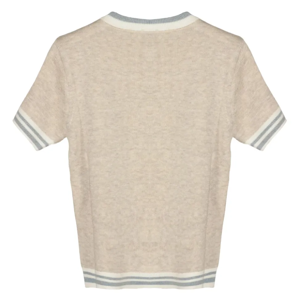 T-shirt z bawełny z okrągłym dekoltem