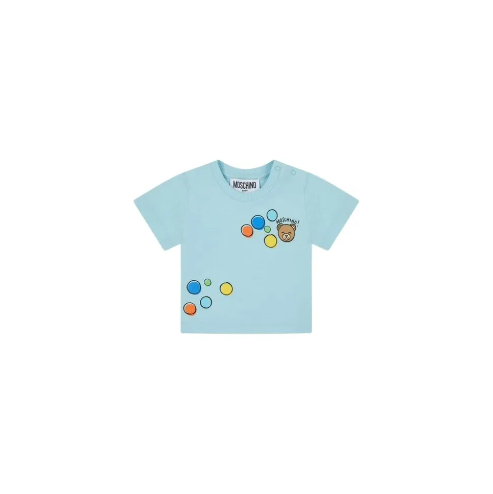 T-shirt z dżerseju bawełnianego z misiem Teddy Bear