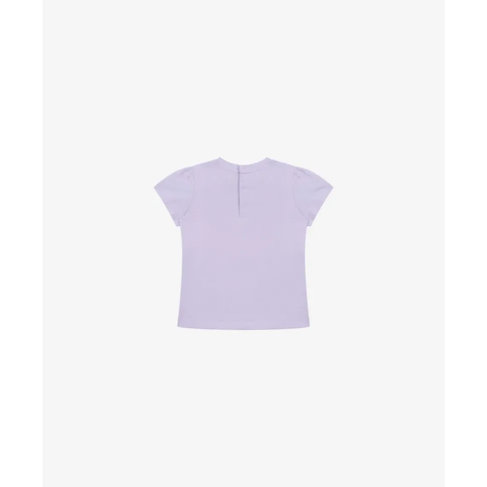 T-shirt z dżerseju bawełnianego z misiem Teddy