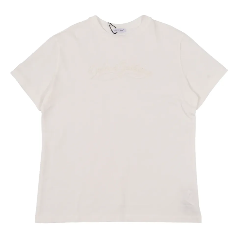 T-shirt z dżerseju z haftem
