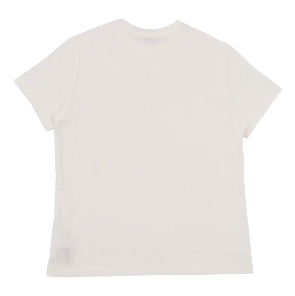 T-shirt z dżerseju z haftem
