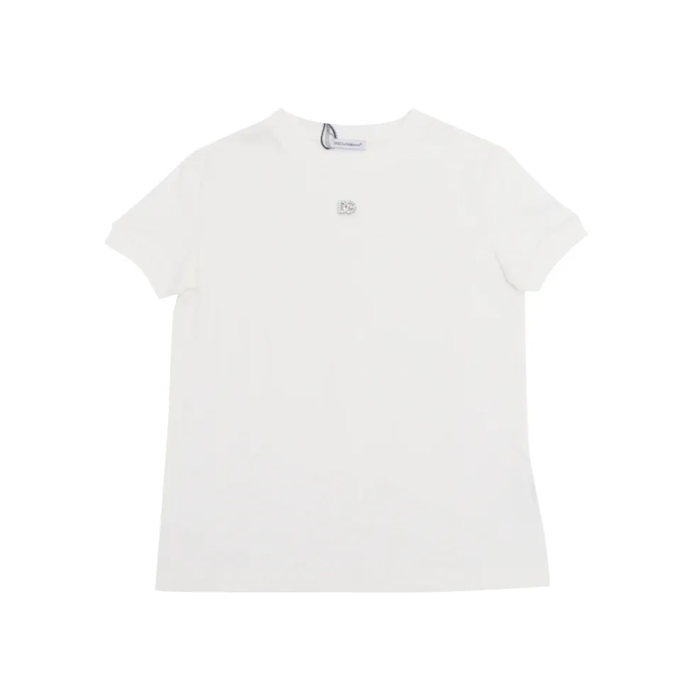T-shirt z dżerseju z logo z dżetów