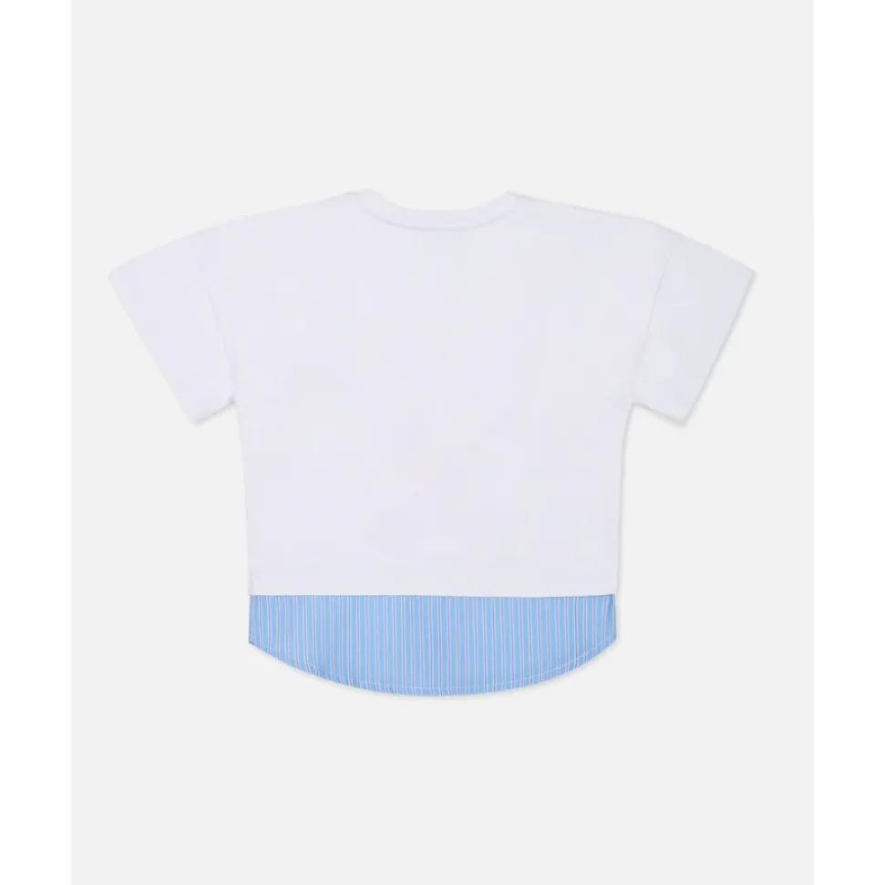 T-shirt z dżerseju z nadrukiem
