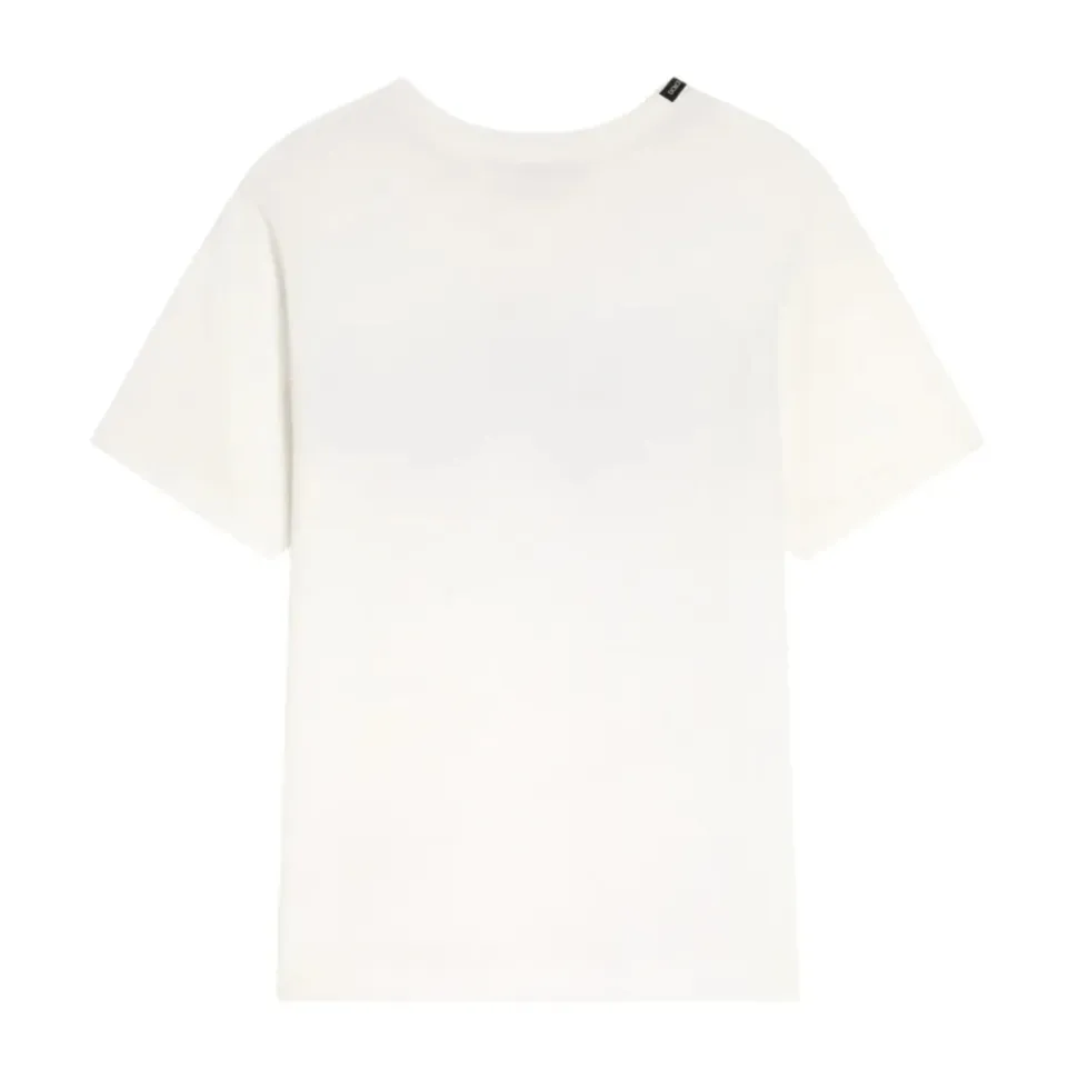 T-shirt z dżerseju z naszywką z logo