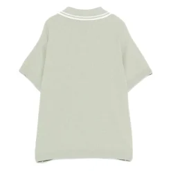 T-shirt z dzianiny waflowej