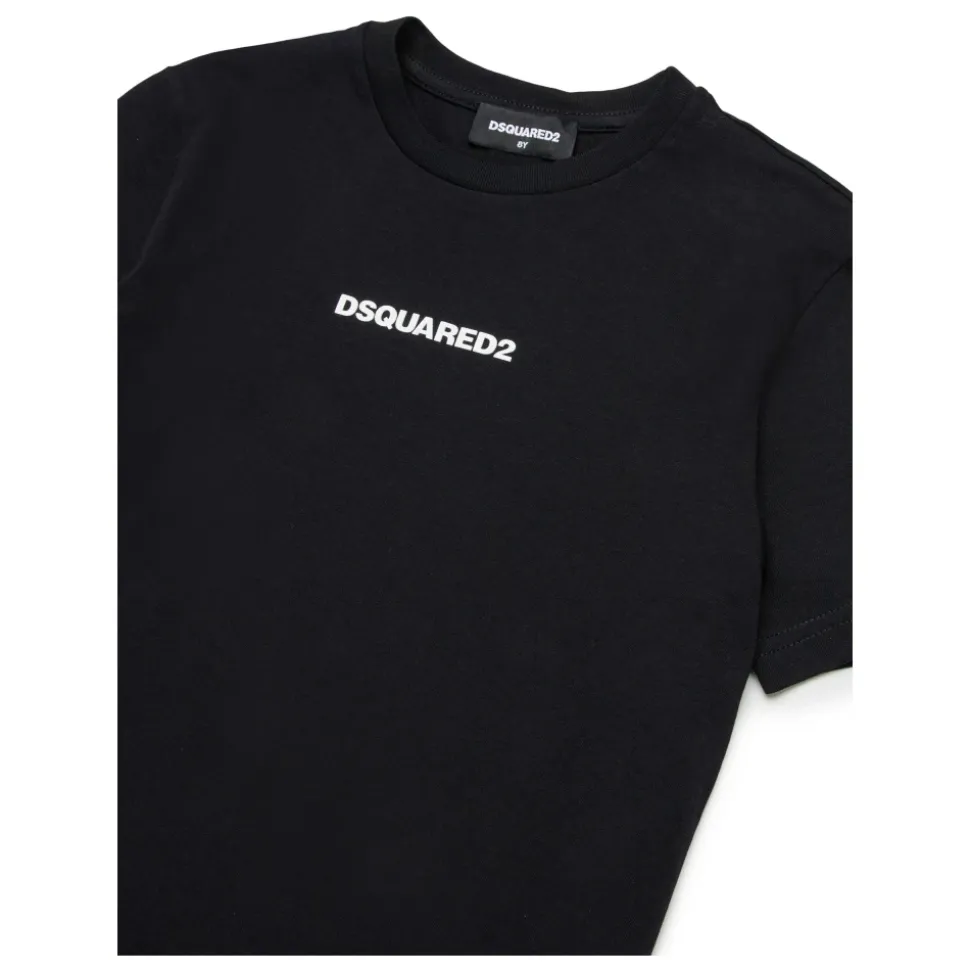 T-shirt z efektem gumowanego logo