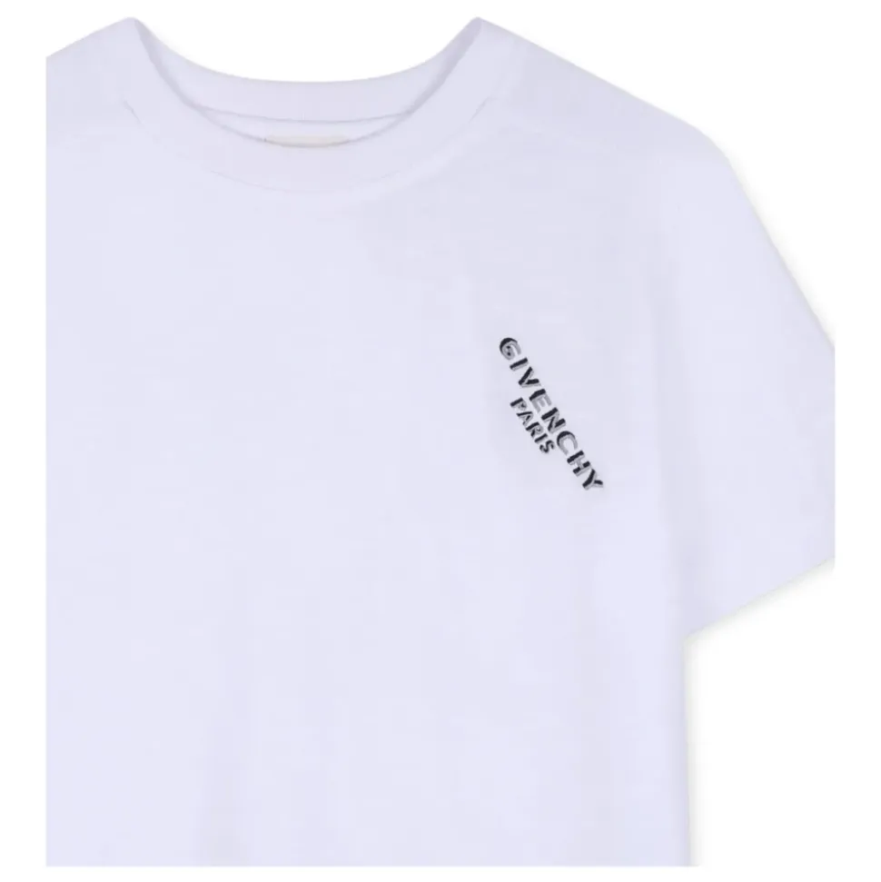 T-shirt z haftowanym logo