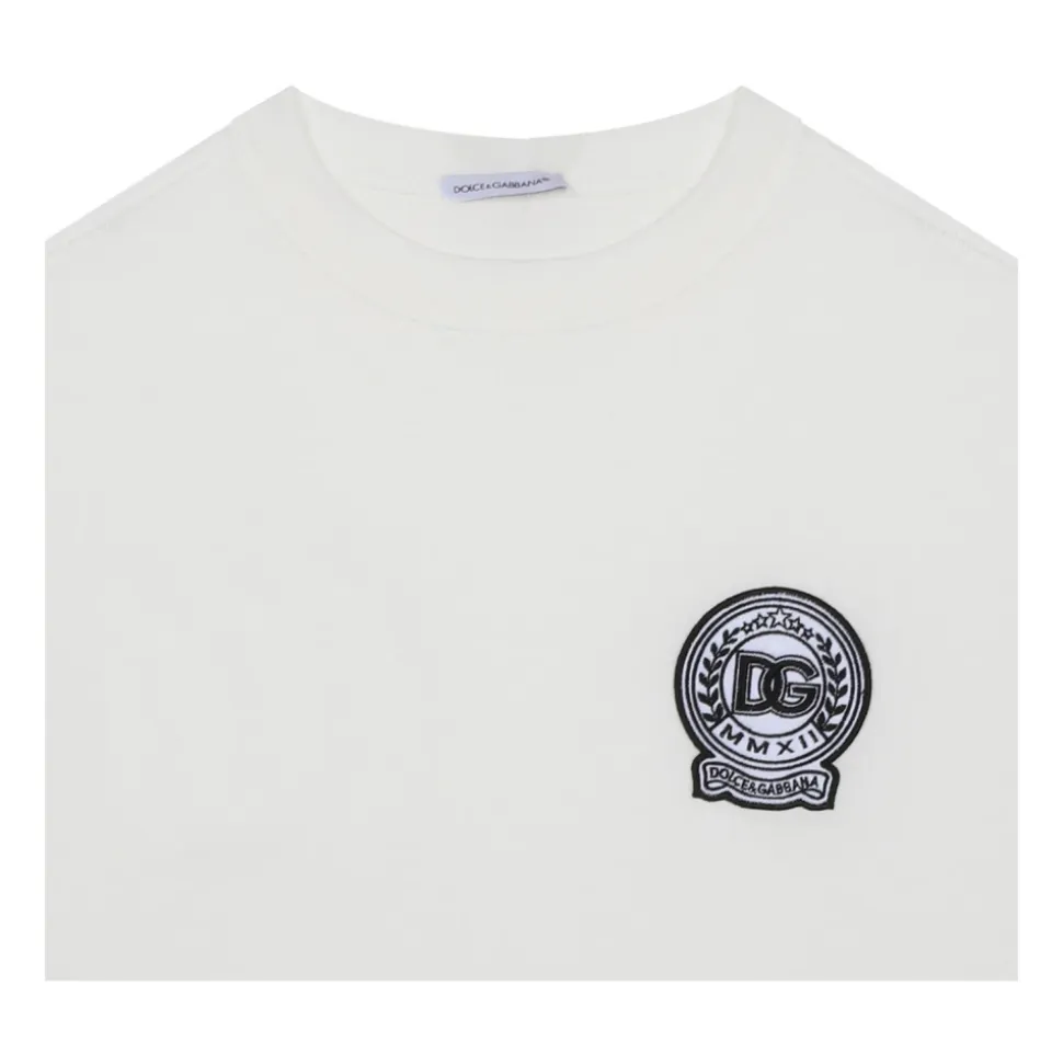 T-shirt z haftowanym logo