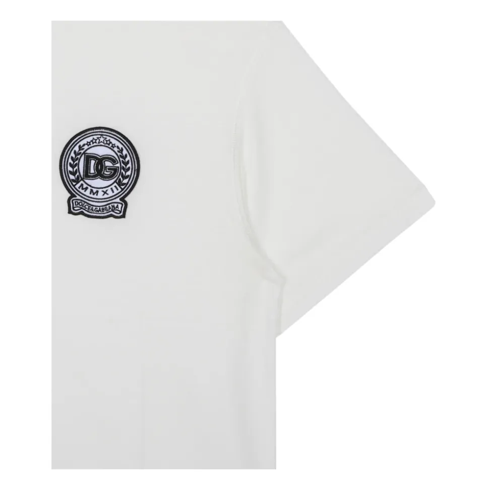 T-shirt z haftowanym logo