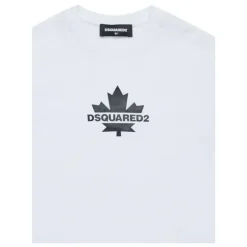 T-shirt z Liściem Klonowym