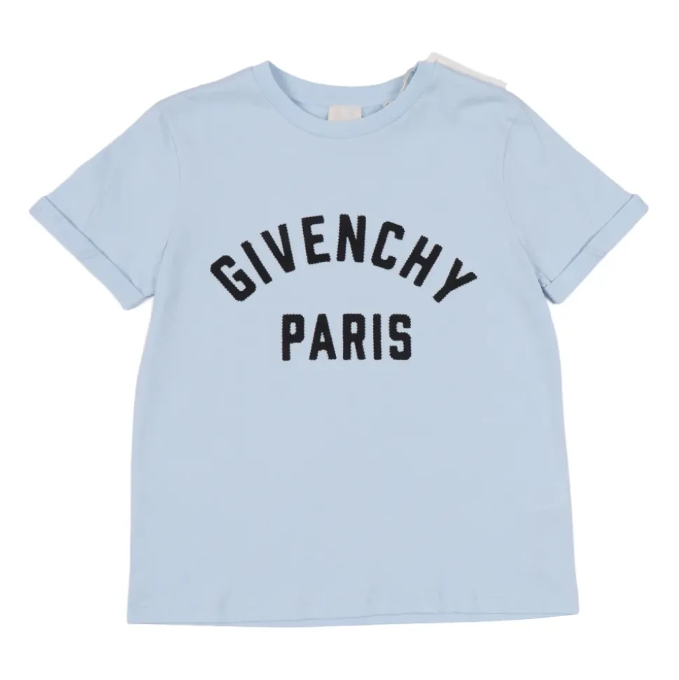 T-shirt z logo i napisem