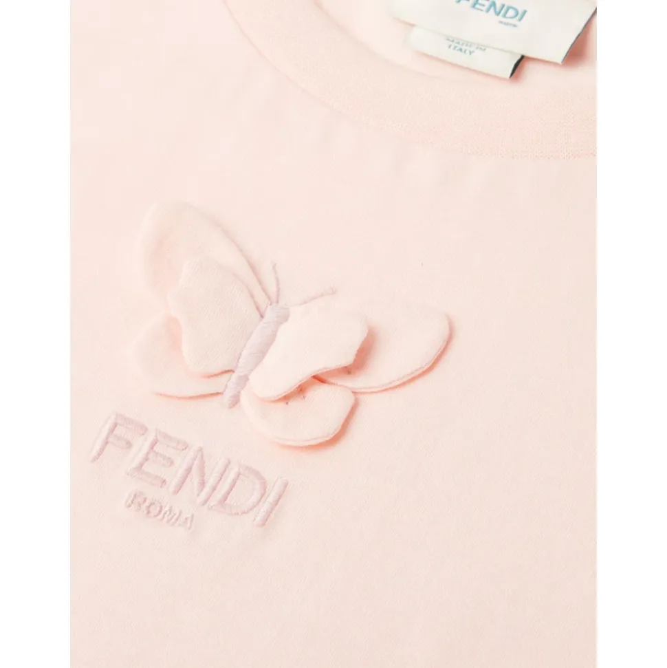 T-shirt z motylem 3D