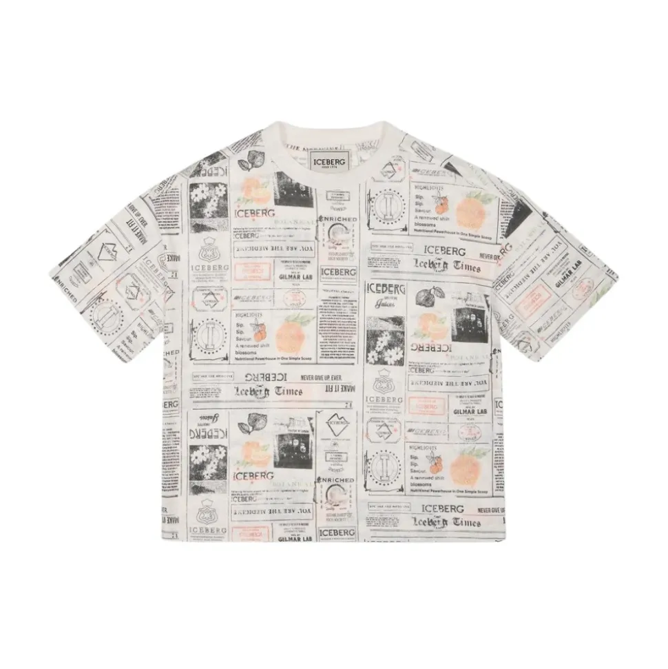 T-shirt z nadrukiem na całości