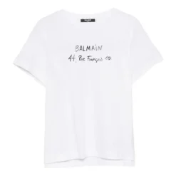T-shirt z nadrukiem, okrągły dekolt, krótkie rękawy