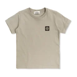 T-shirt z naszywką z logo