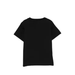 T-shirt z okrągłym dekoltem i guzikami na ramionach