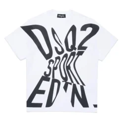 T-shirt z okrągłym dekoltem i krótkim rękawem