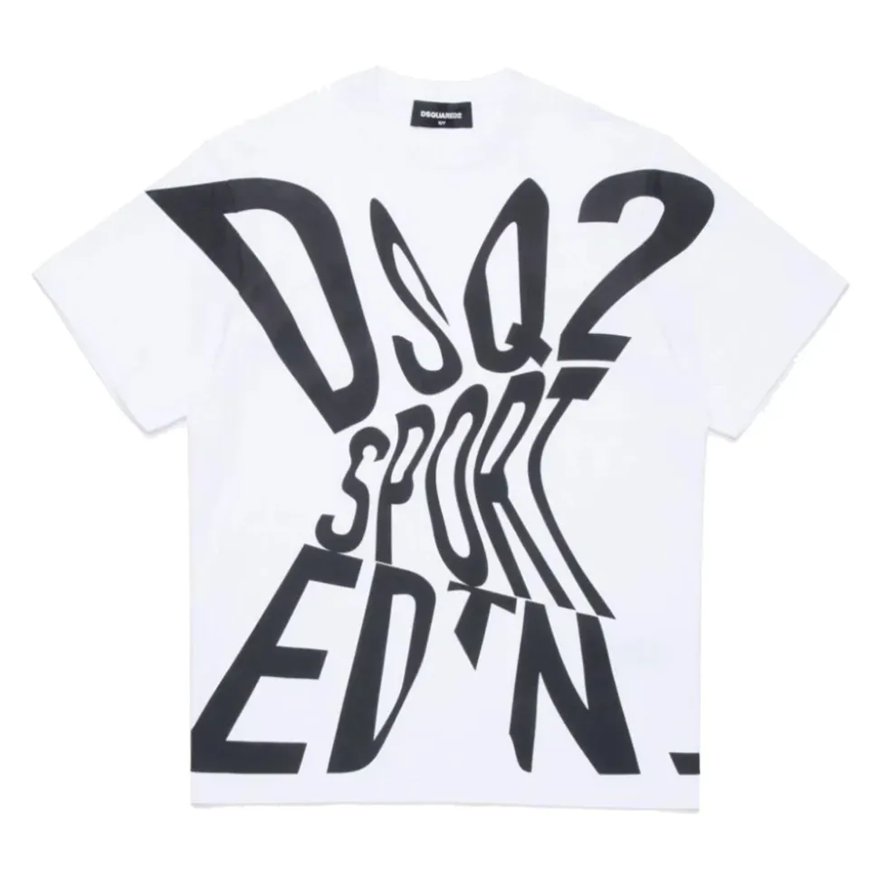T-shirt z okrągłym dekoltem i krótkim rękawem