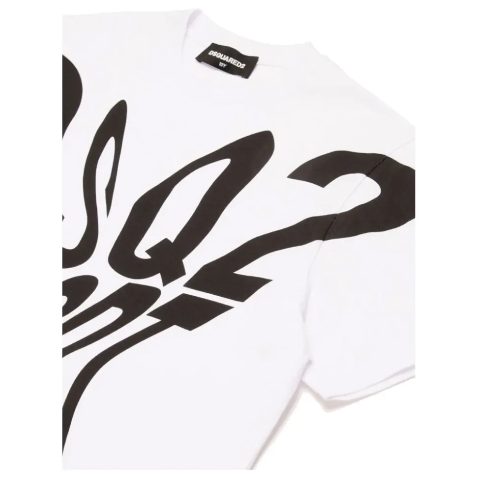 T-shirt z okrągłym dekoltem i krótkim rękawem