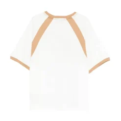 T-shirt z okrągłym dekoltem i nadrukiem logo
