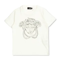 T-shirt z połyskującymi aplikacjami