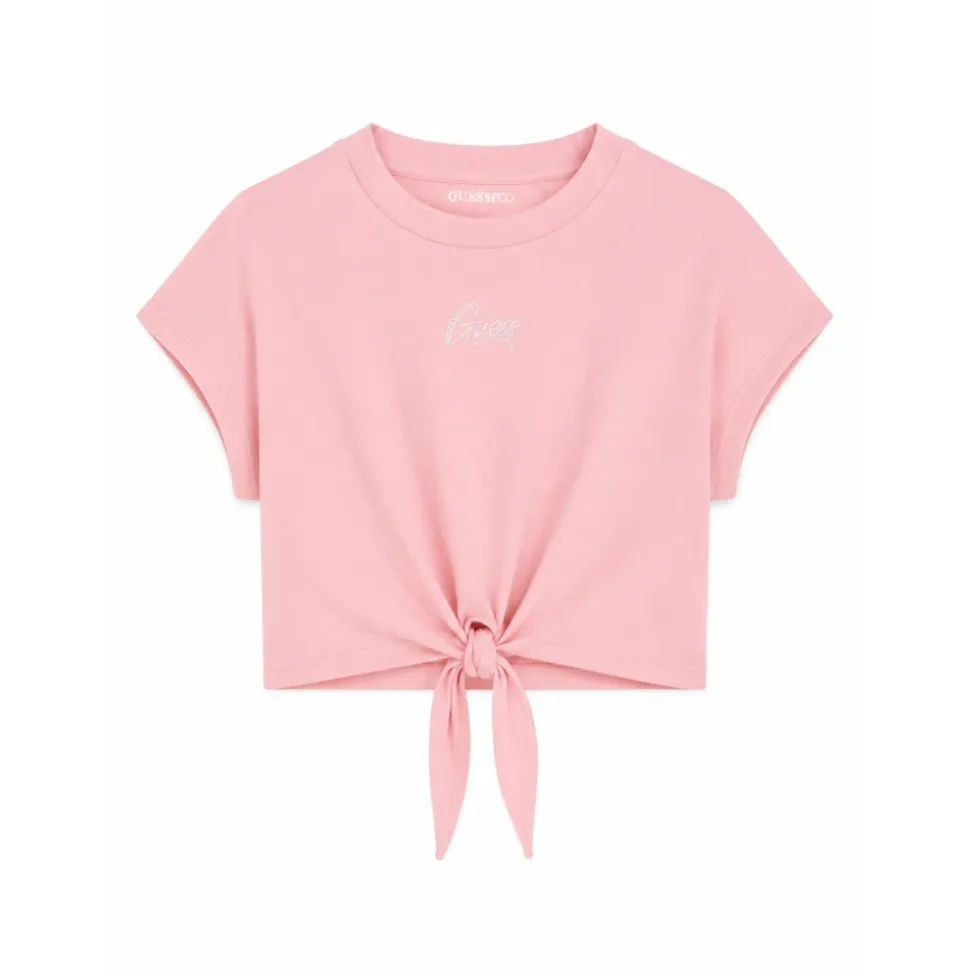 T-shirt z wiązaniem