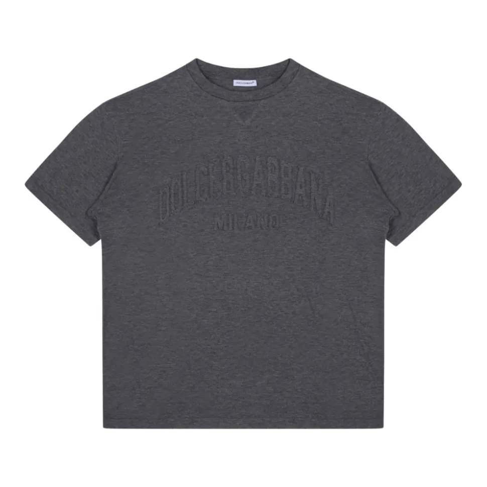 T-shirt z wytłoczonym logo dla dzieci