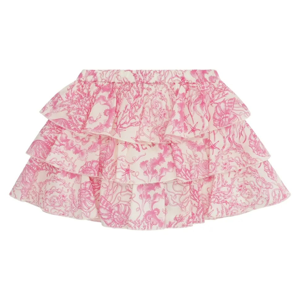 Underwater Barocco Ruffled Skirt