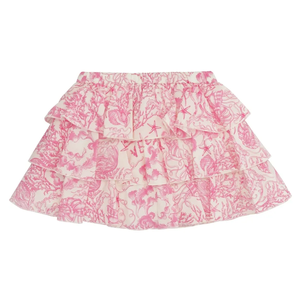 Underwater Barocco Ruffled Skirt