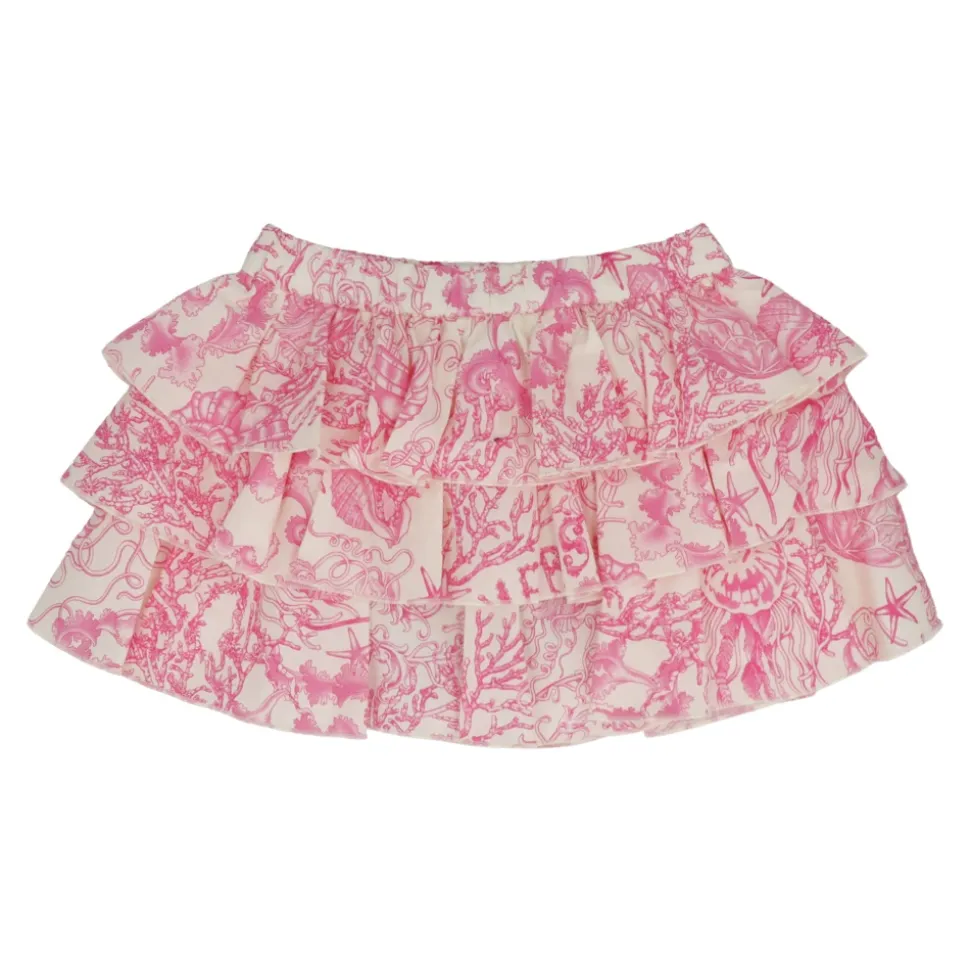 Underwater Barocco Ruffled Skirt