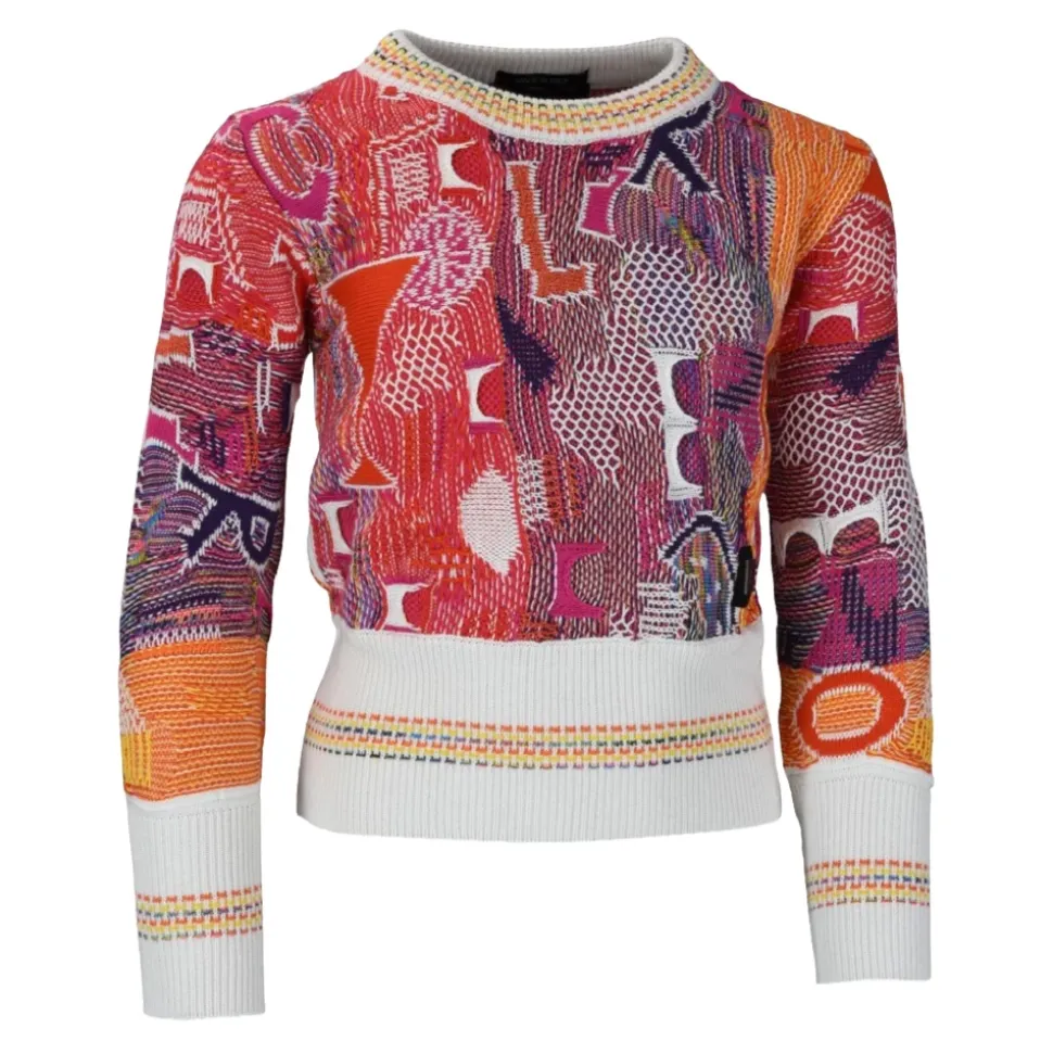 Unikalny Sweter dla Dziewczynek z Wzorem