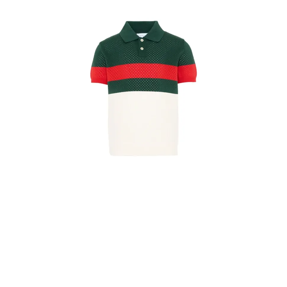 Web Stripe Polo Shirt