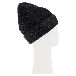 Wełniana Czapka Beanie z Metaliczną Nicią