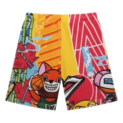 Wielokolorowe Szorty Bermuda