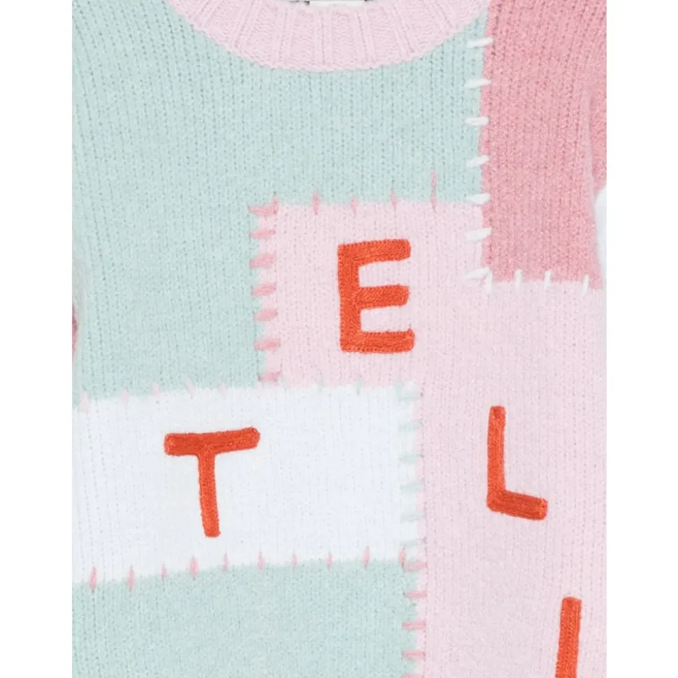 Wielokolorowy Sweter dla Dziewczynek AW25