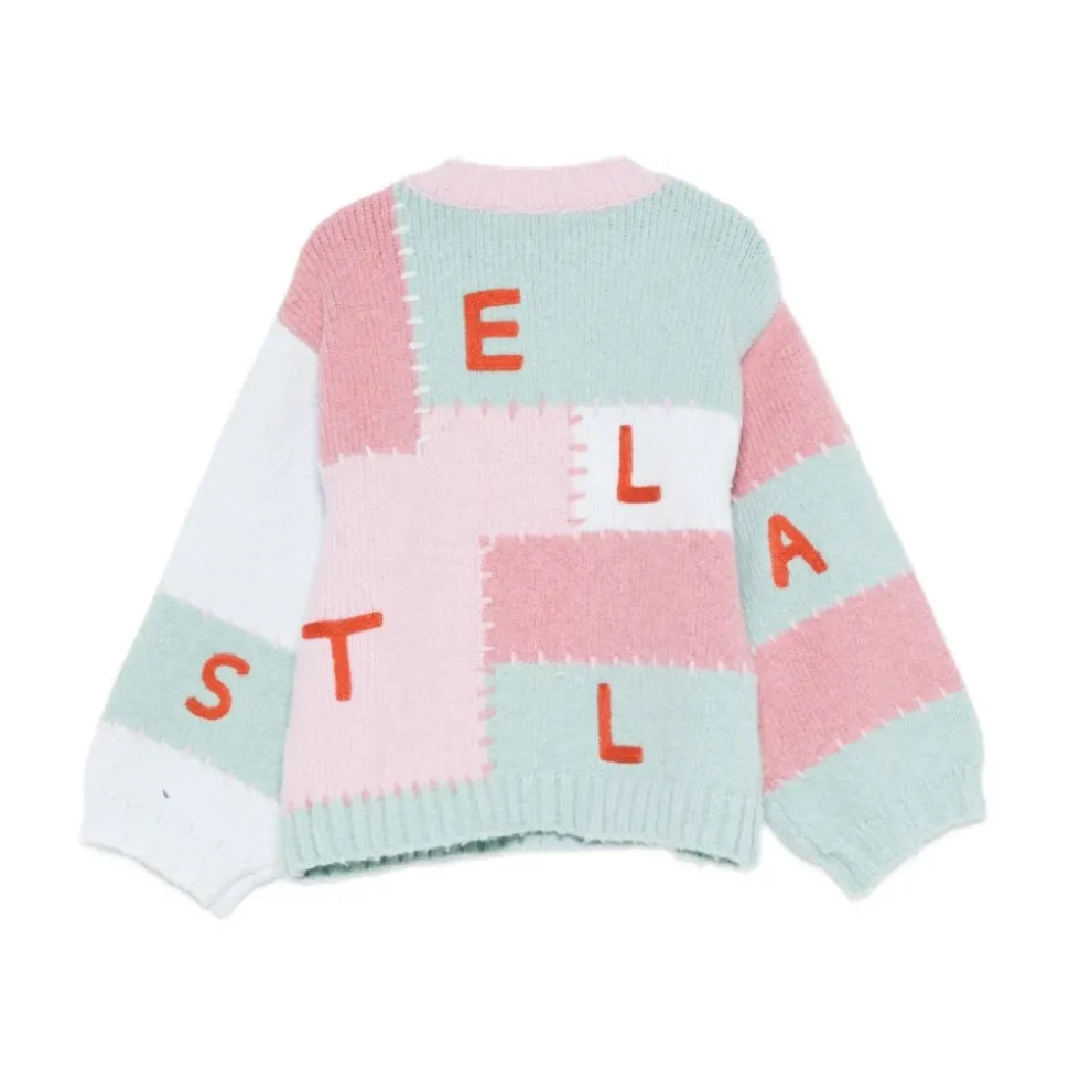 Wielokolorowy Sweter dla Dziewczynek AW25