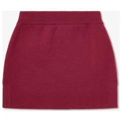 Wool Knit Logo Skirt