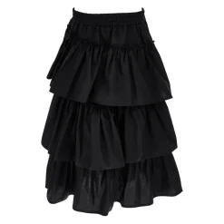 Wrap Poplin Skirt