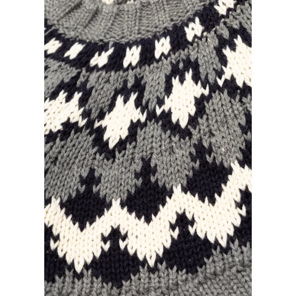 Wzorzysty Sweter