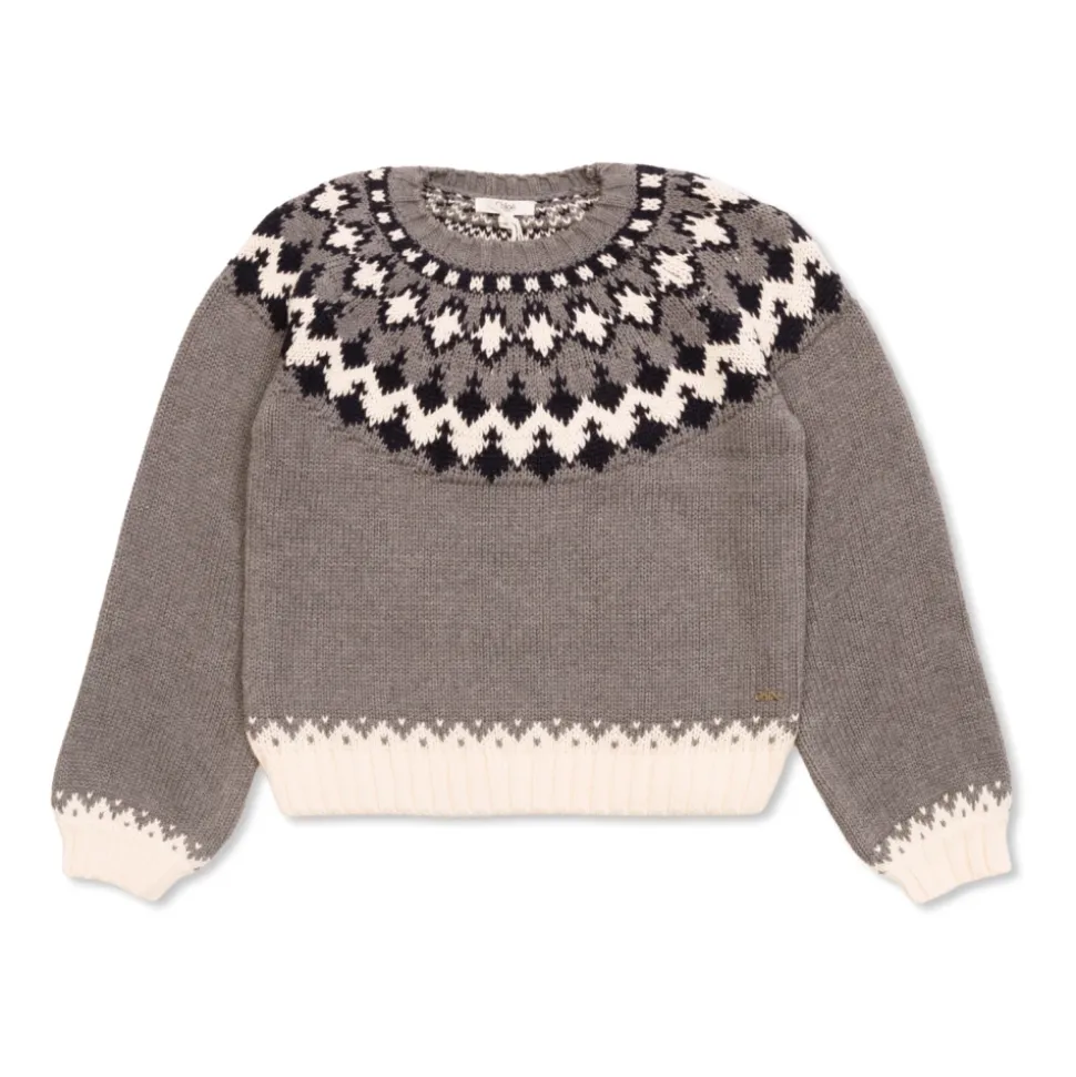 Wzorzysty Sweter