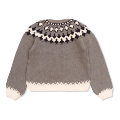 Wzorzysty Sweter