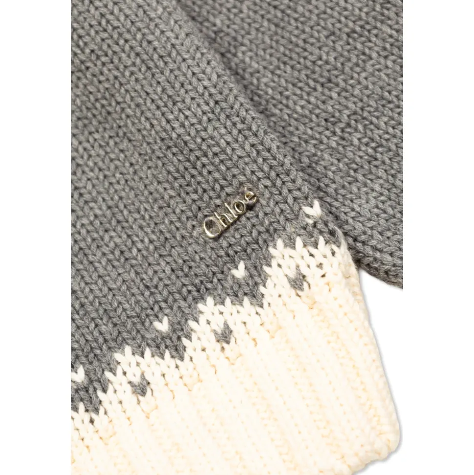 Wzorzysty Sweter