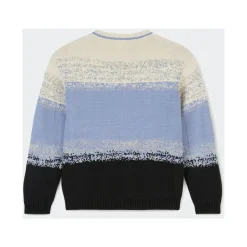 Wzorzysty Sweter z Okrągłym Dekoltem