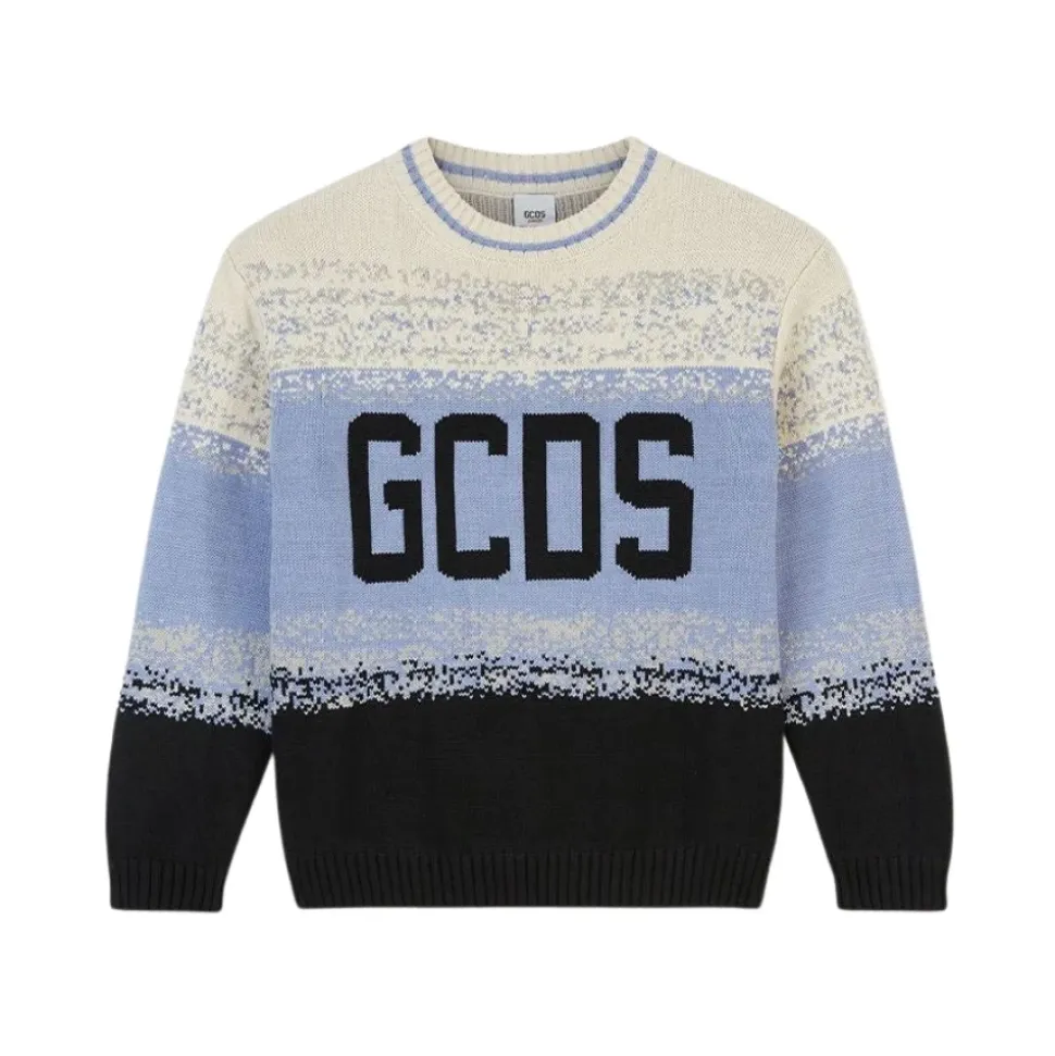 Wzorzysty Sweter z Okrągłym Dekoltem